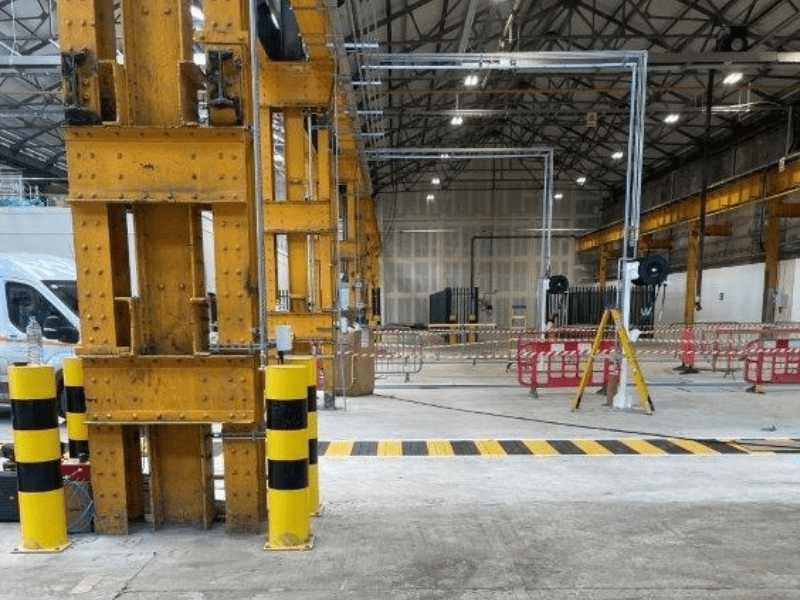 This commercial vehicle workshop space offers excellent operational capacity for Biffa in Manchester