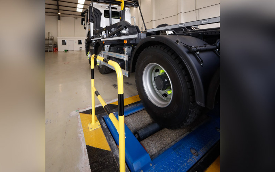Our commercial brake tester is robust and reliable, recommended by our engineers for regular use in busy workshops and a standard feature of commercial vehicle workshop installation projects by CCS Garage Equipment