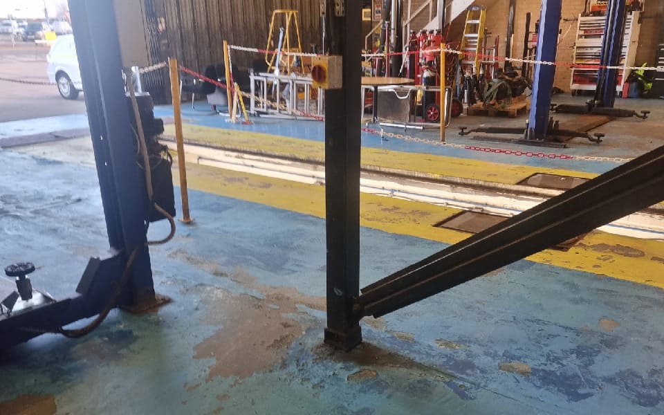 CCS planned our commercial workshop floor refurbishment to create a safer and much-improved working area for East Midlands Airport’s engineers