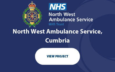 Garage equipment installation for North West Ambulance Service, Cumbria