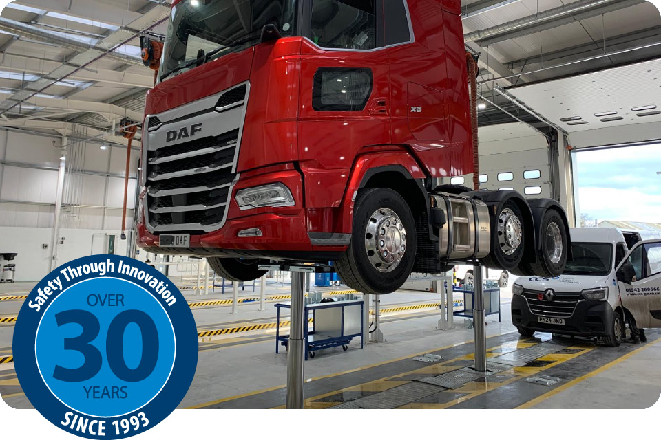 Over 30 years of Safety Through Innovation with CCS Garage Equipment