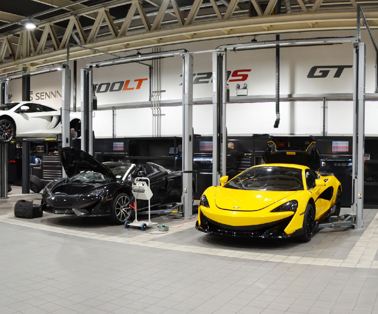 Garage Equipment Project for McLaren Service Centre, Ascot