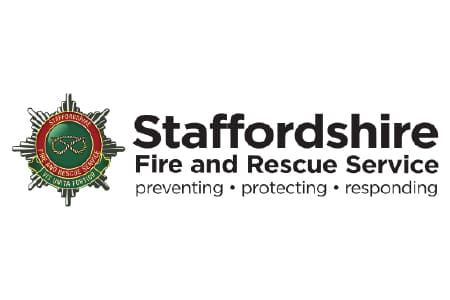 Staffordshire Fire Service logo.
