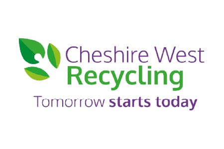 Cheshire West Recycling logo.